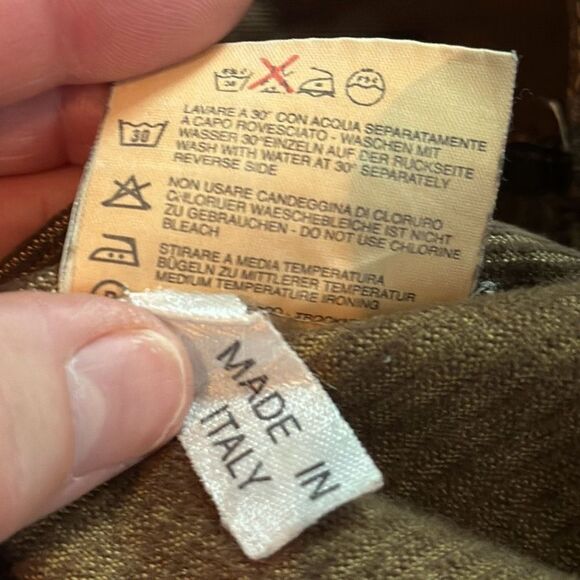 Masons M.J.74 Mens Brown Corduroy Pants Made in Italy size 36 - Picture 12 of 12